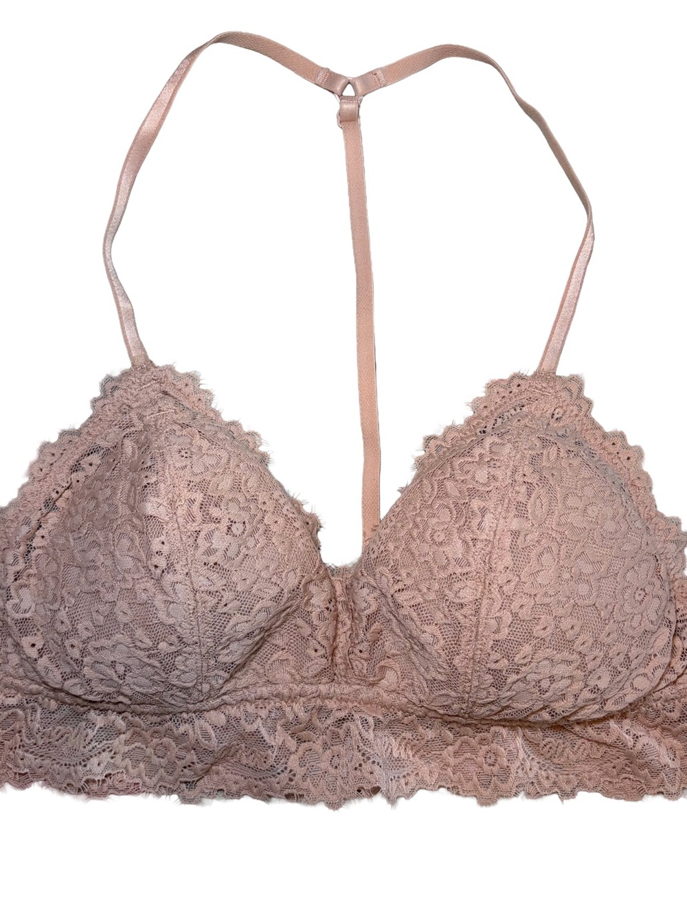 NWOT Aerie Padded Nude Lace Bralette Women’s M